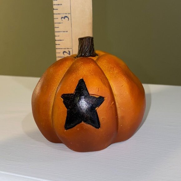 Pumpkin decoration Set of 3 small pumpkins Fall Autumn Harvest decoration trio - Picture 6 of 7